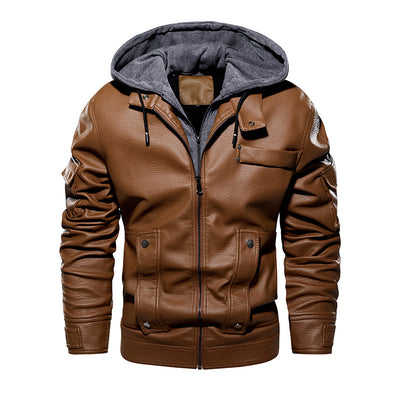 Abrigo de Cuero para Hombre Elegante y Cálido - Image 7
