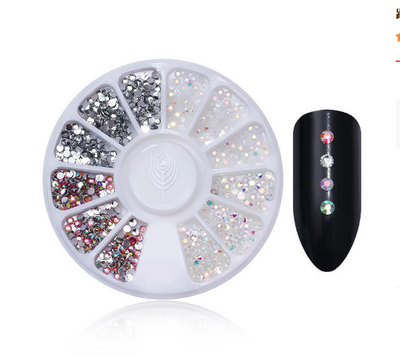 Caja de Diamantes para Manicura con Baño de Oro - 12 Diseños de Formas Fancy - Image 10