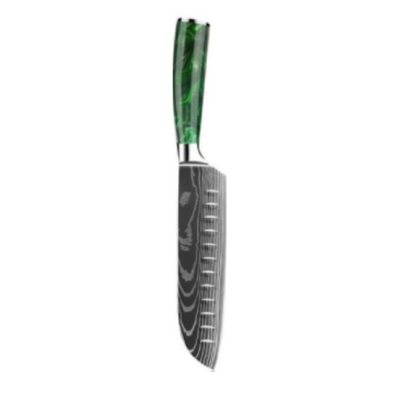 Cuchillo de Chef 8 Pulgadas con Mango de Resina Azul - Image 26
