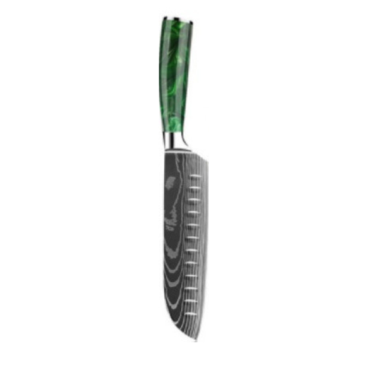 Cuchillo de Chef 8 Pulgadas con Mango de Resina Azul - Image 26