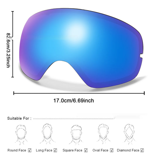 Gafas Deportivas Antivaho para Esquí y Montaña - Protección Ocular Miope Unisex - Image 17