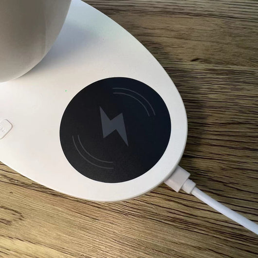 Cargador Inalámbrico de Escritorio 3 en 1 con Parlante Bluetooth y Luz LED Cisne - Image 12