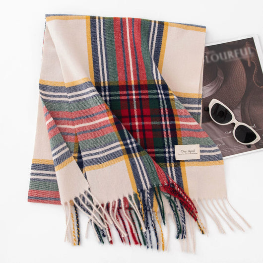 Bufanda Cuadros Mujer Efecto Cashmere - Elegancia y Calidez - Image 10