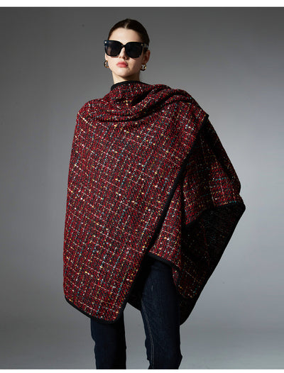 Chal Navideño de Lentejuelas Multicolor para Mujer - Image 9