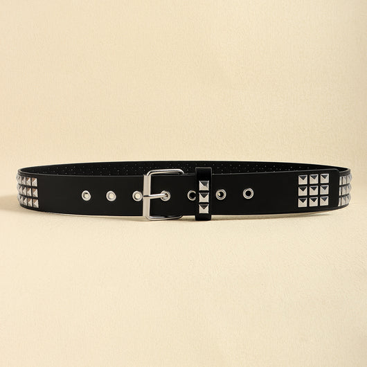Cinturón Punk Rock con Remaches Balas Negro Unisex - Accesorios Hip-hop de Moda - Image 30