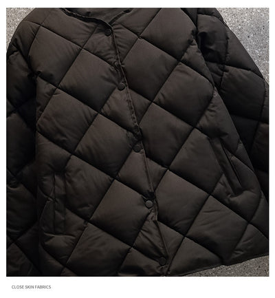 Chaqueta Corta Acolchada para Mujer Estilo Coreano Ligera - Image 17