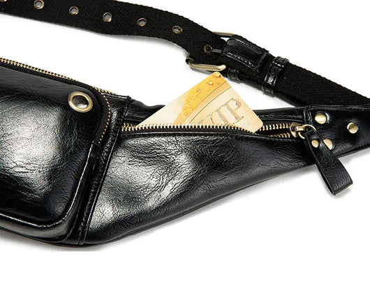 Bolsa Mensajera Retro para Hombre con Compartimento para Celular - Image 9
