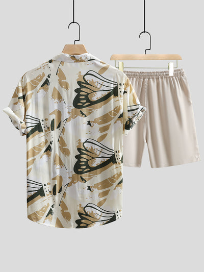 Camisa Casual Estampada de Manga Corta para Hombre - Image 19