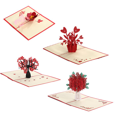 Tarjeta de Felicitación 3D Árbol del Amor para San Valentín - Image 18