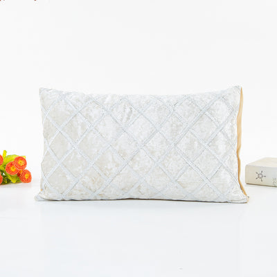 Funda de Almohada Rayas Bordadas con Cinta Decorativa - Estilo Pastoral Trendy - Image 26