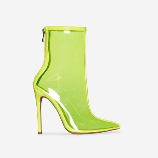 Botas Stiletto Transparentes con Cierre Posterior para Mujer - Image 2