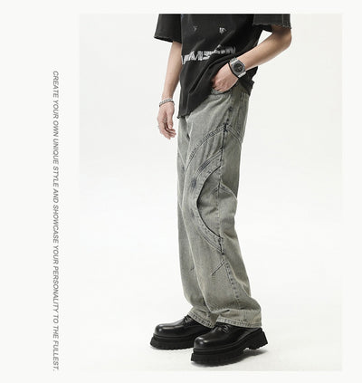 Jeans Rectos Holgados Resistentes para Hombre sin Elastano - Image 20