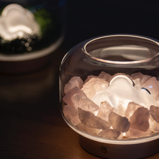 Lámpara Aromática de Cristal Four Seasons - Luz Nocturna Decorativa de Montaña - Image 3