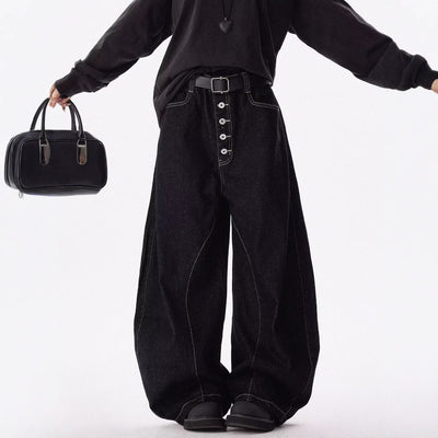 Pantalones Vaqueros Holgados Corte Ancho Cutlass para Hombre - Image 3