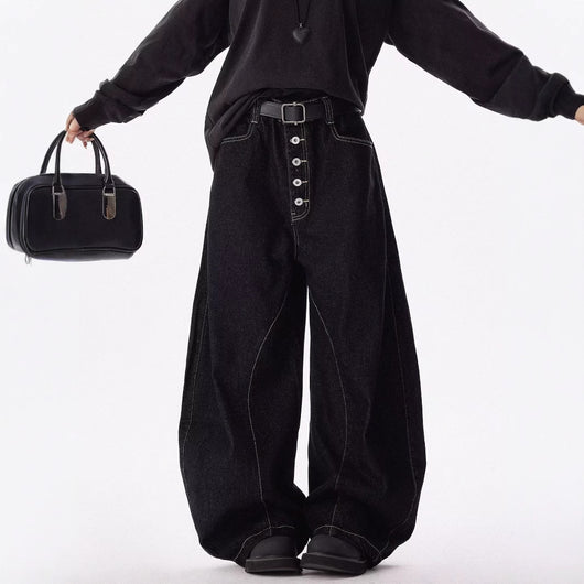 Pantalones Vaqueros Holgados Corte Ancho Cutlass para Hombre - Image 3