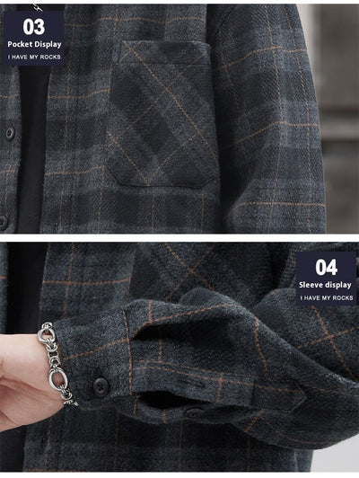 Camisa Suéter Holgada de Manga Larga para Otoño e Invierno - Resistente a Manchas - Image 18