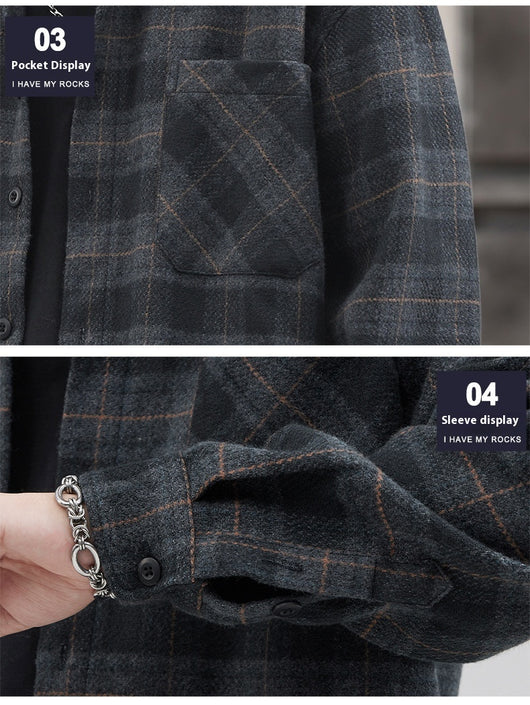 Camisa Suéter Holgada de Manga Larga para Otoño e Invierno - Resistente a Manchas - Image 18