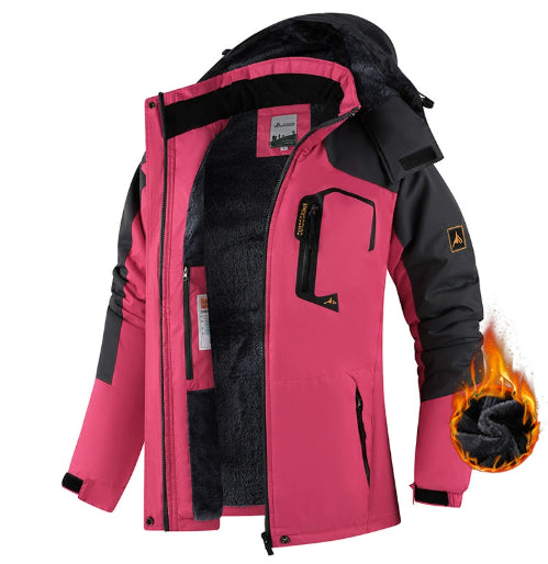 Chaqueta de Montaña Térmica Impermeable con Forro Polar - Image 10
