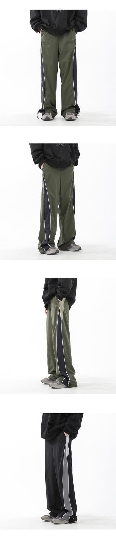 Pantalones Escolares Clásicos con Rayas Laterales para Hombre - Image 10