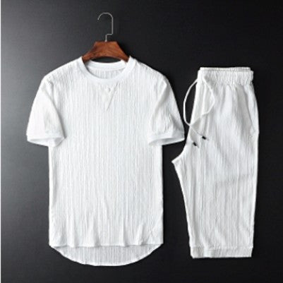 Conjunto de Dos Piezas a Rayas - Estilo Casual Moderno