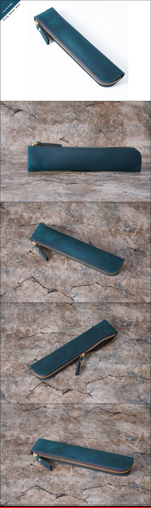 Estuche Portalápices de Cuero Genuino Estilo Retro - Image 20