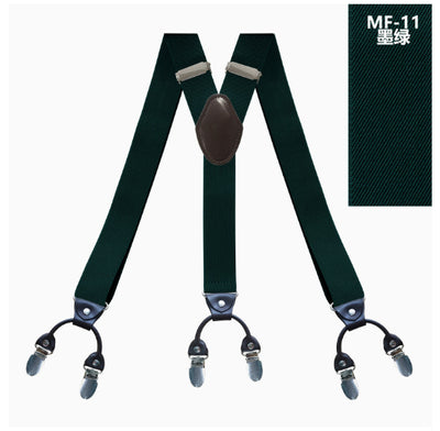 Tirantes Elásticos Multicolor con 6 Clips para Hombre - Image 32