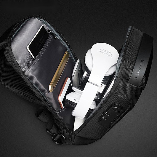 Bolsa Mensajera Impermeable para Hombre - Estilo Coreano Business - Image 9