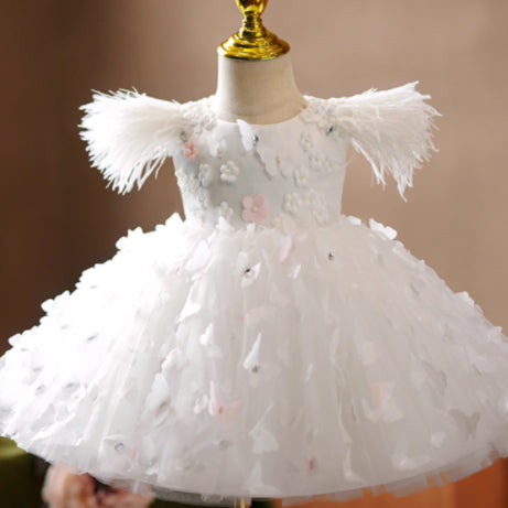 Vestido Floral Infantil de Lujo Exclusivo para Niña