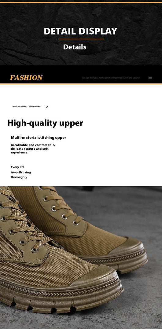 Botas de Trabajo Impermeables con Cierre Lateral para Hombre - Image 10