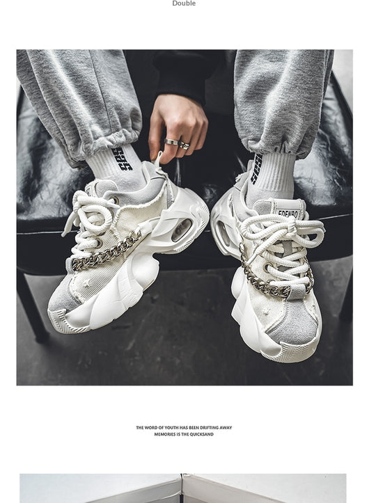 Tenis Casuales Elevados para Hombre con Suela Gruesa - Image 13