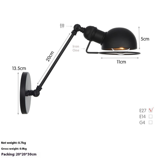 Lámpara LED de Pared Articulada para Estudio y Dormitorio - Image 19