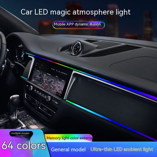 Barra LED Ambiental Oculta para Auto - Iluminación Personalizada - Image 2