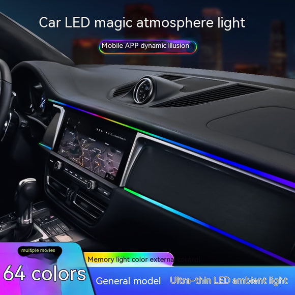 Barra LED Ambiental Oculta para Auto - Iluminación Personalizada