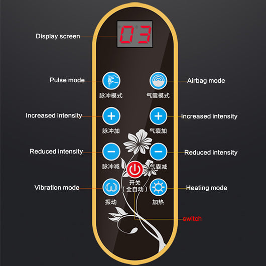 Dispositivo de Tracción Lumbar Eléctrico con Masaje Vibrador para Alivio de Espalda - Image 9