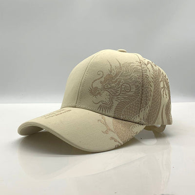 Gorra de Béisbol Estilo Chino con Dragón para Parejas - Protección Solar Outdoor - Image 9
