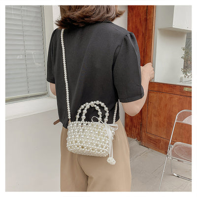 Bolso Mensajero de Perlas con Cadena Elegante para Mujer - Image 17