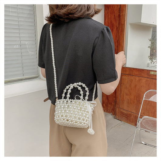 Bolso Mensajero de Perlas con Cadena Elegante para Mujer - Image 17