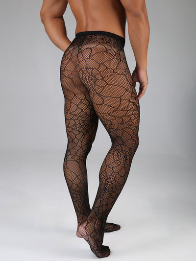 Pantimedias de Encaje Mesh Sexy para Hombre - Tejido Elástico Premium - Image 21