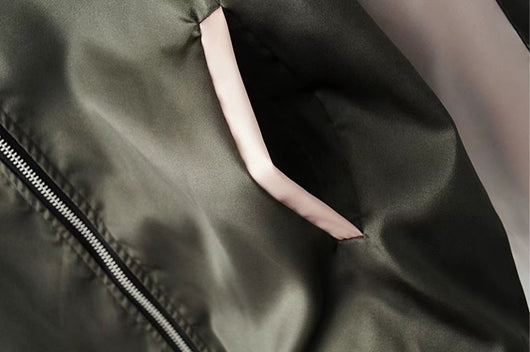 Chaqueta Larga con Cuello Mao y Bordado de Grúa Floral en la Espalda - Image 12