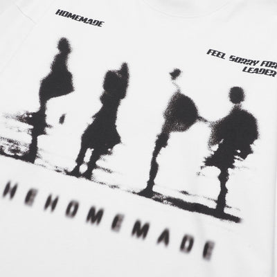 Playera de Manga Larga Estampada Estilo Urbano Americano - Image 4