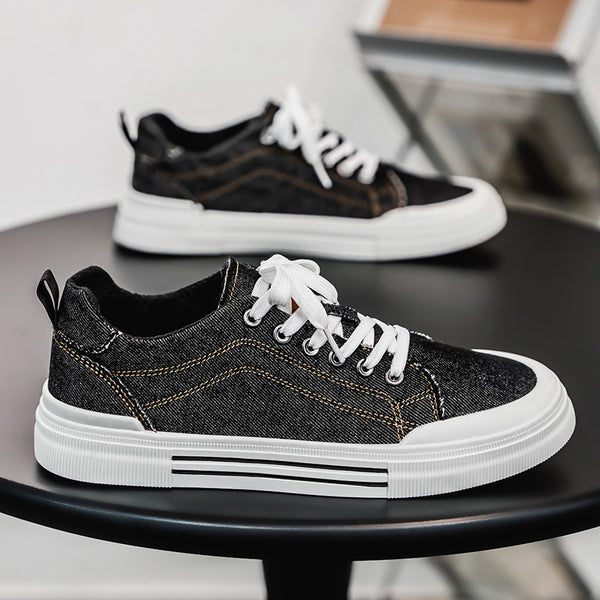 Tenis Casuales Denim Talla Grande Estilo Coreano para Hombre
