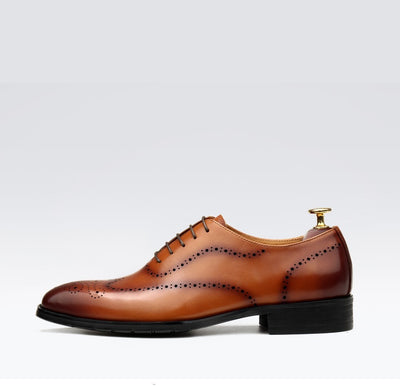 Zapatos Formales de Cuero para Hombre Punta Afilada Estilo Británico - Image 11