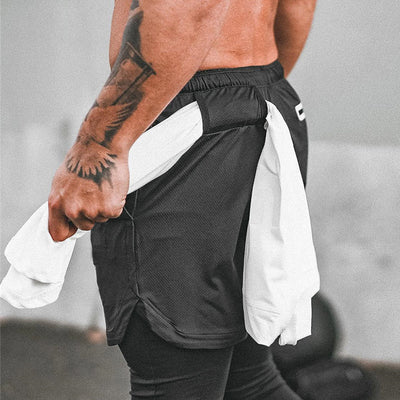 Shorts Deportivos para Correr Hombre Doble Capa Secado Rápido - Image 19
