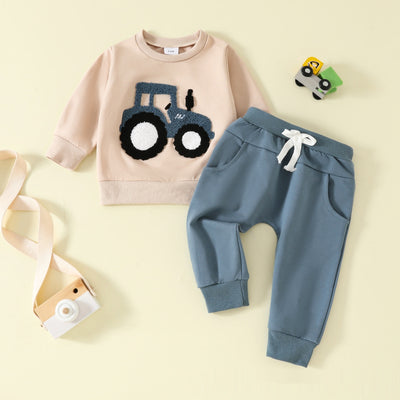 Conjunto Térmico: Suéter de Dos Piezas con Pantalón Largo de Algodón - Image 10