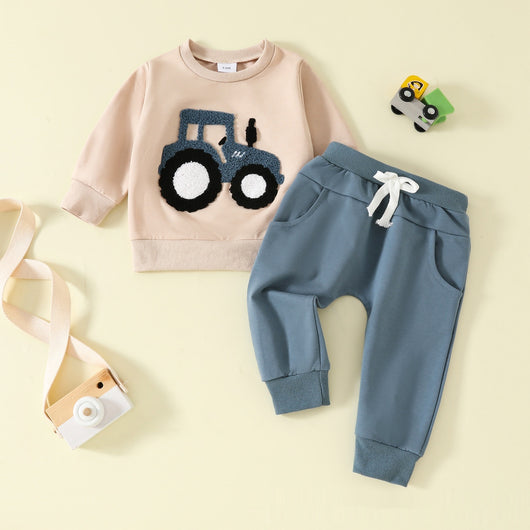 Conjunto Térmico: Suéter de Dos Piezas con Pantalón Largo de Algodón - Image 10