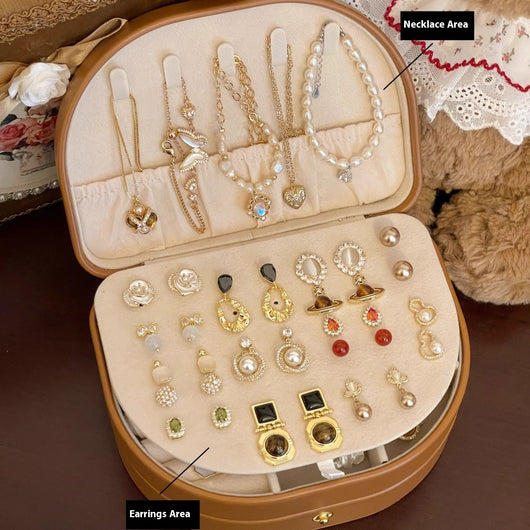 Caja de Almacenamiento Vintage para Joyas de Gran Capacidad - Image 25
