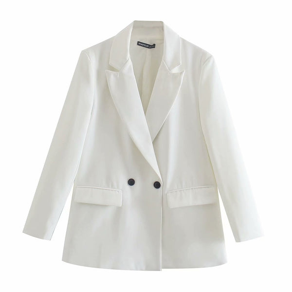 Blazer Casual Doble Botonadura Ligero para Commuter
