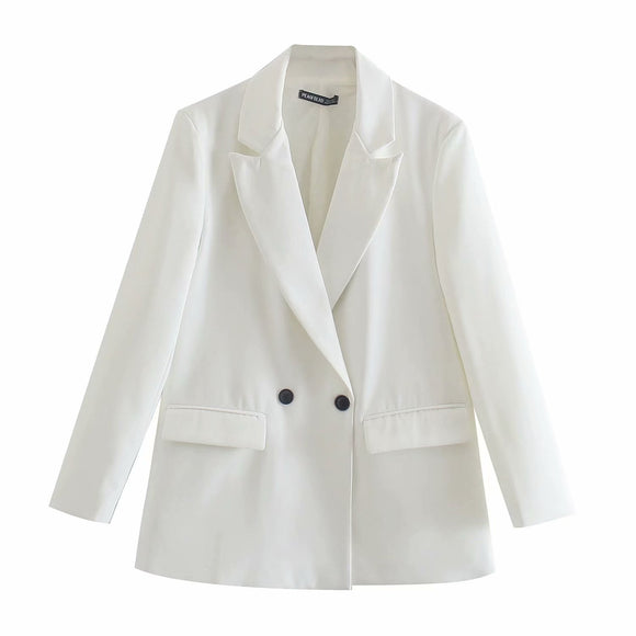 Blazer Casual Doble Botonadura Ligero para Commuter