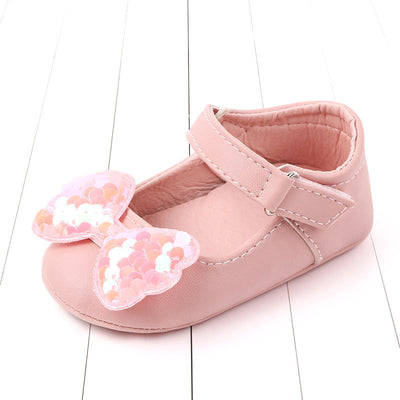 Zapatos de Bebé Princesa con Lentejuelas y Moño - Image 11