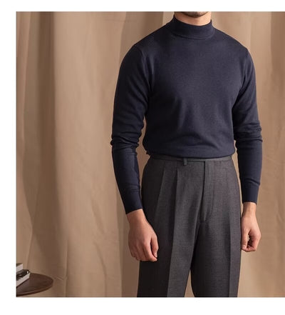 Suéter Cuello Alto Slim Fit Diario - Prenda Base Térmica Versátil - Image 13